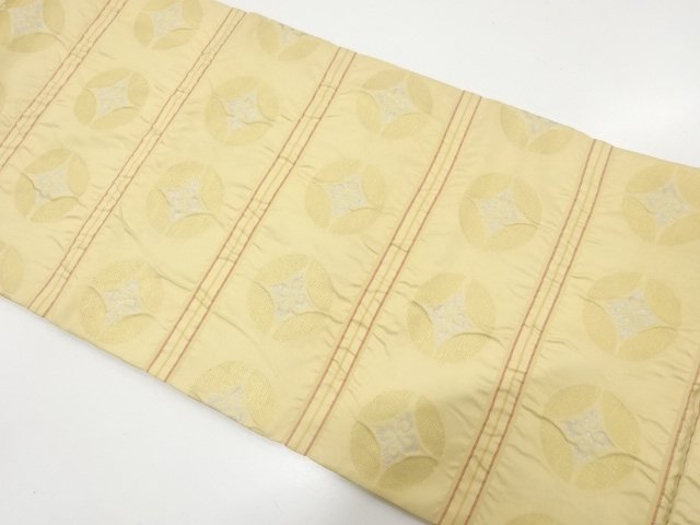 JAPANESE KIMONO / NAGOYA OBI / WOVEN SHIPPO 